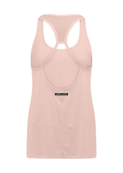 Grab And Go Active Mesh Tank - Blushed Pink