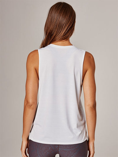 Cosmic Allure 2.0 Workout Tank - White HTR