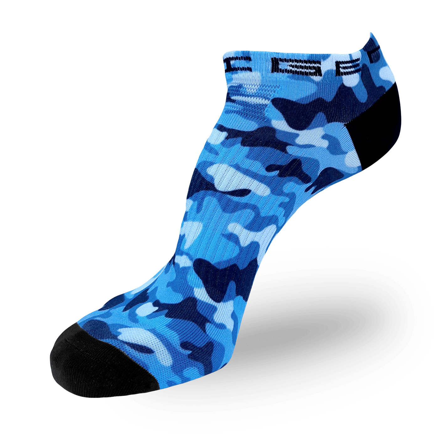 Steigen Blue Camo Zero Length Sock