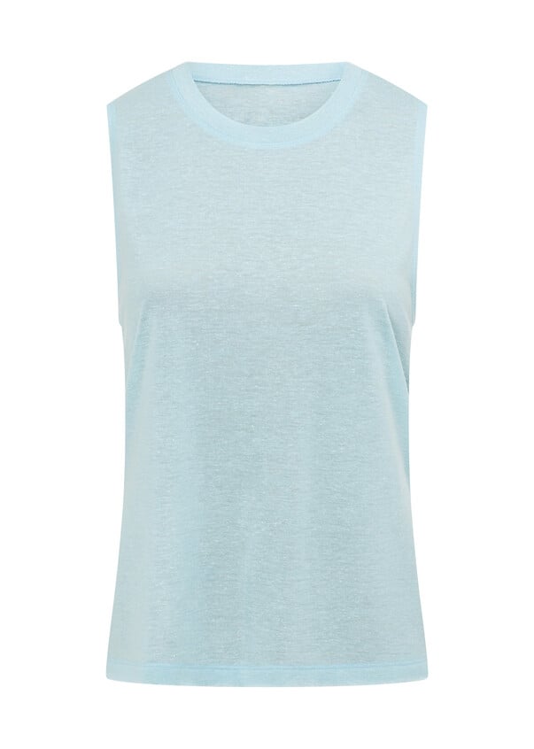 Cut Above The Rest Tank - Crystal Blue