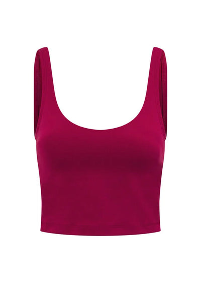 Streamline Active Cropped Tank - Persian Rose
