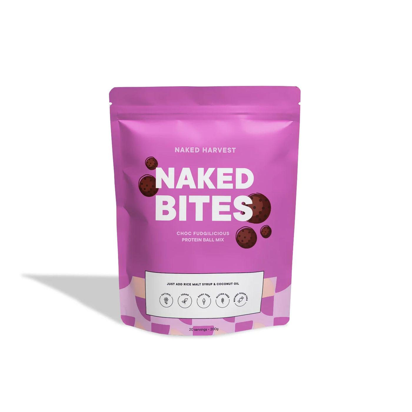 Naked Bites Choc Fudgillicious - 200g