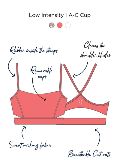 Barely There Bralette - Coral