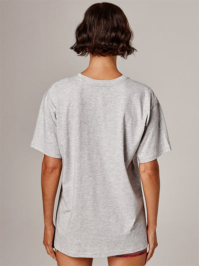 Hollywood 3.0 90's Relax Tee - Silver Marle