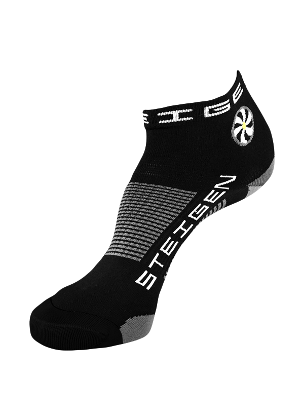 STEIGEN Steigen Black 1/4 Length Socks SOCK 