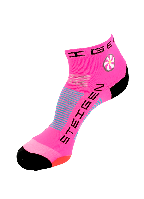 STEIGEN Steigen Fluro Pink 1/4 Length Socks SOCK 