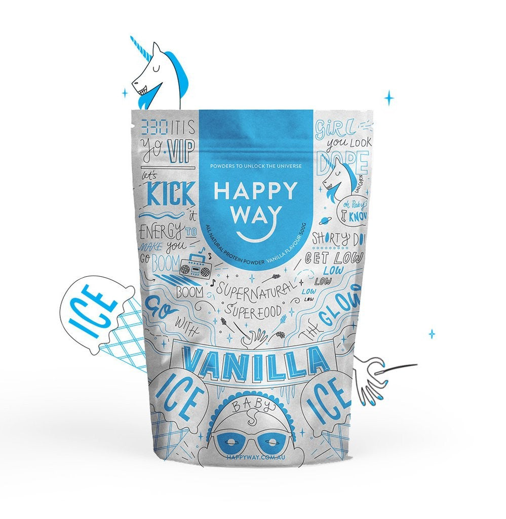 HAPPY WAY Happy Way Vanilla Whey Protein HEALTH PRODUCTS 